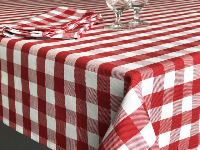 online rot-weiß GASTRO-Tischdecken 130x170 kariert Gastronomie-Tischdecke |